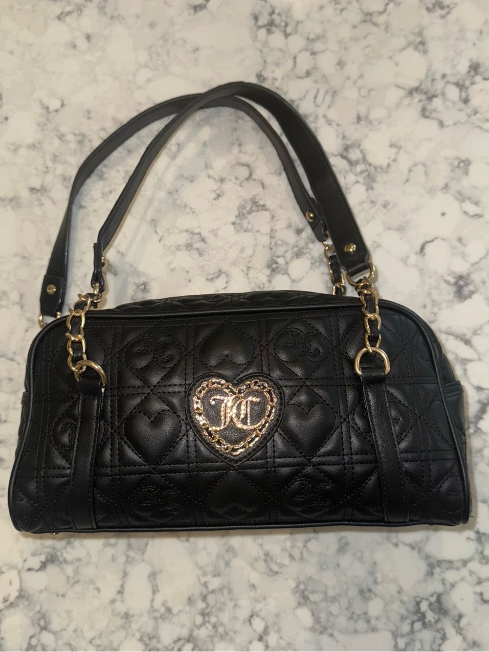 Juicy couture chain my heart satchel